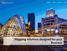 Tablet Screenshot of mapcreator.eu